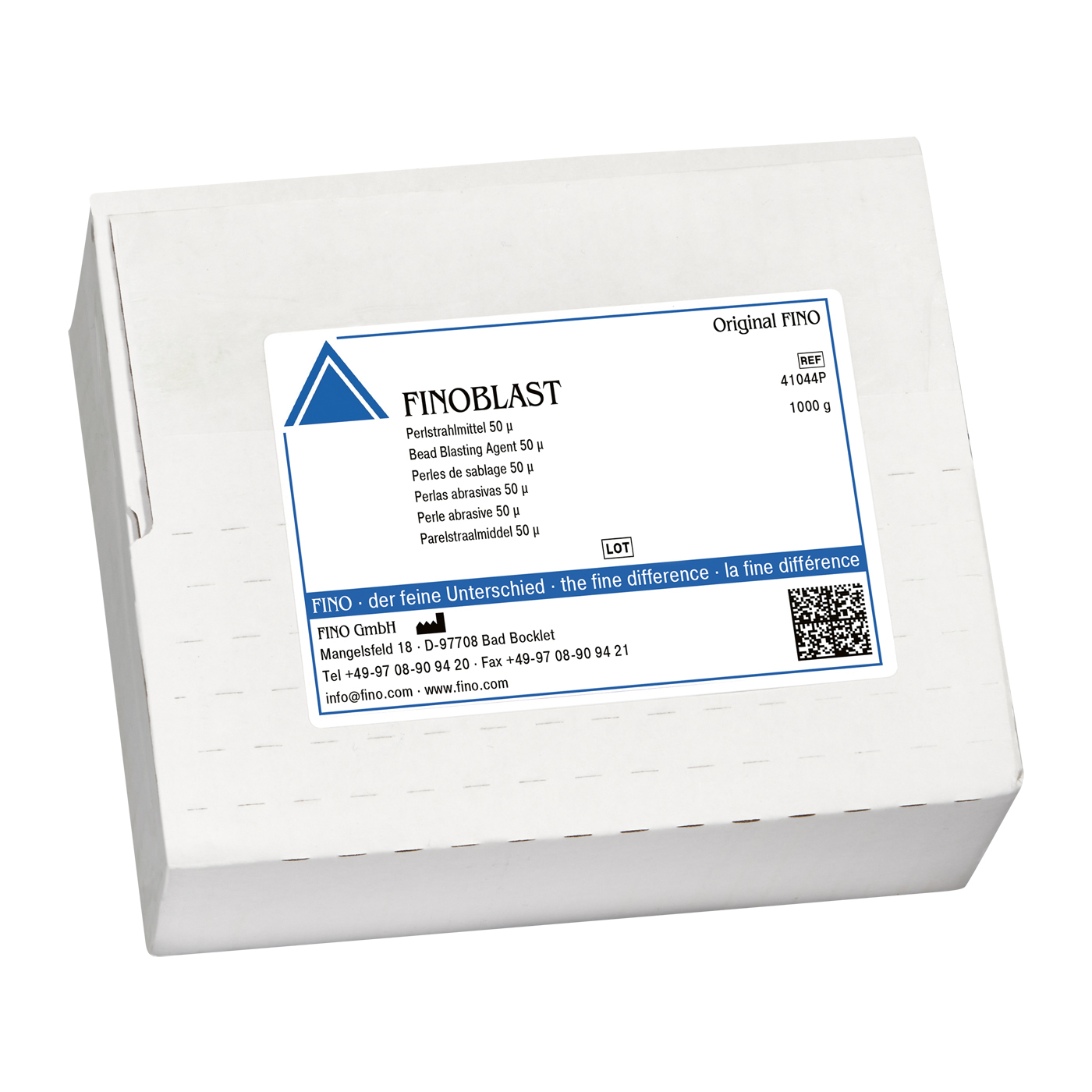 FINOBLAST Perlstrahlmittel, 50 µm, Probepack - 1000 g