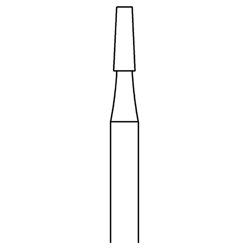 Zylinderfräser, Fig. 38, ø 1,8 mm - 1 Stück Zylinderfräser, Fig. 38, ø 1,8 mm - 1 Stück