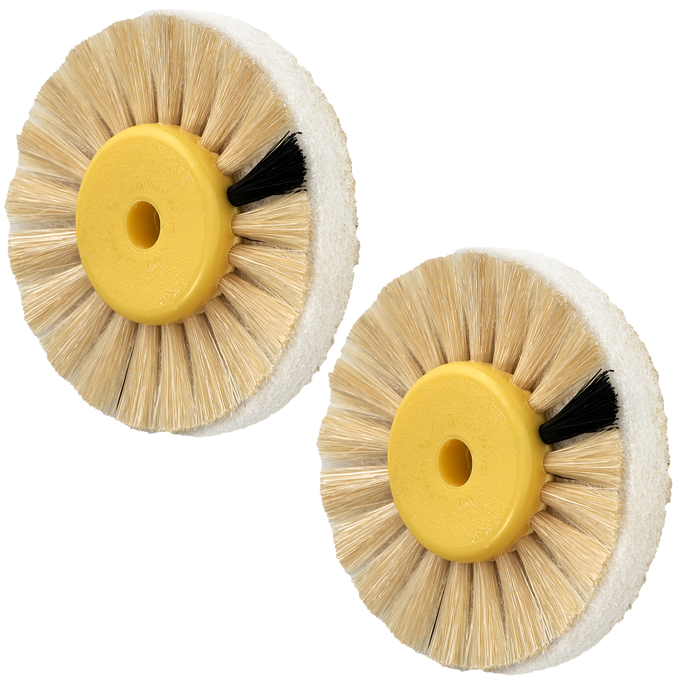 Ideal Poly Buffs, 2 Rows with Scotch Brite Fleece, ø 55 mm - 2 pieces