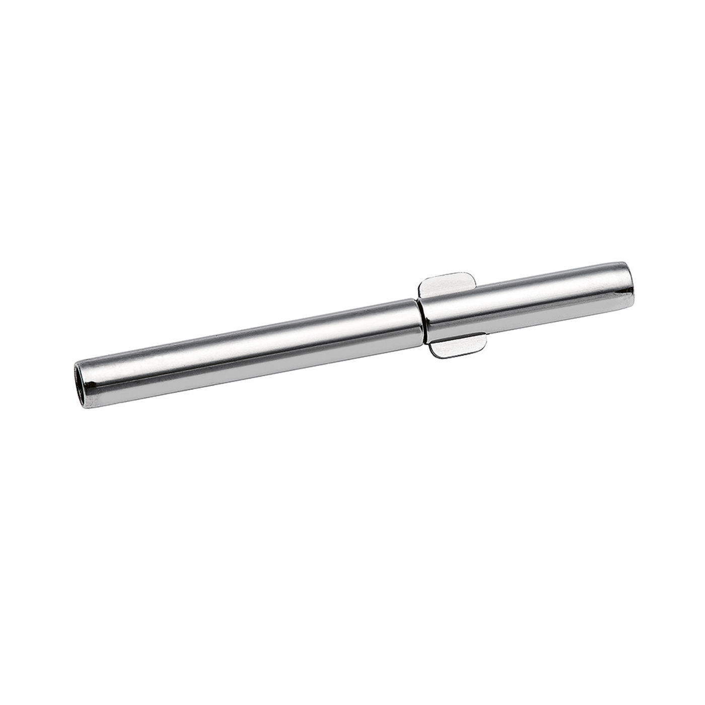 Double Clip Clasp, Stainless Steel, ø 2.0 x 1.5 mm - 1 piece