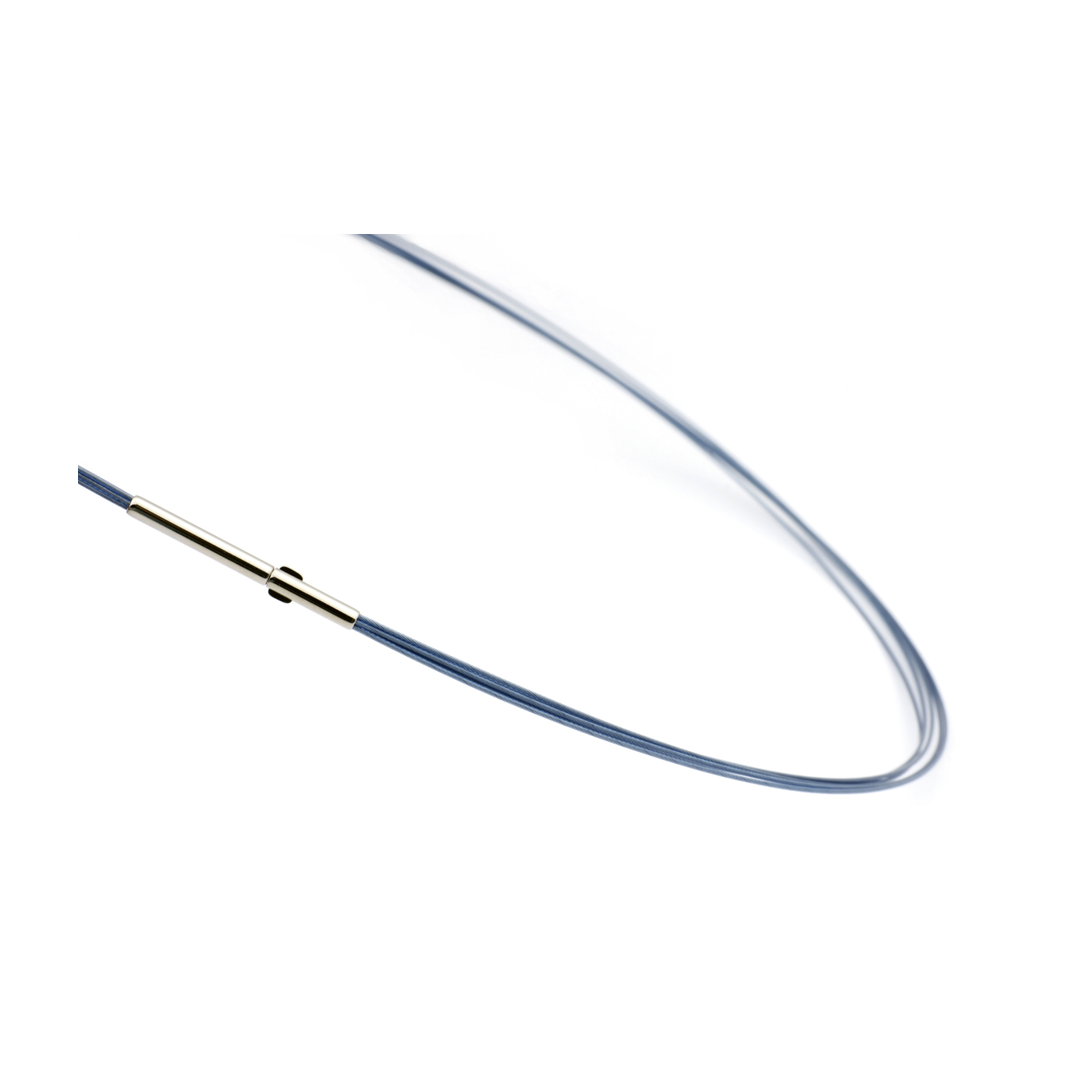 Rope Necklace, Montana Blue, 5 Rows, 42 cm - 1 piece Rope Necklace, Montana Blue, 5 Rows, 42 cm - 1 piece