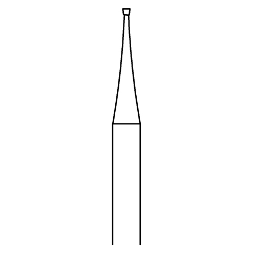 Bevel Milling Cutter, Fig. 2, ø 0.6 mm - 1 piece