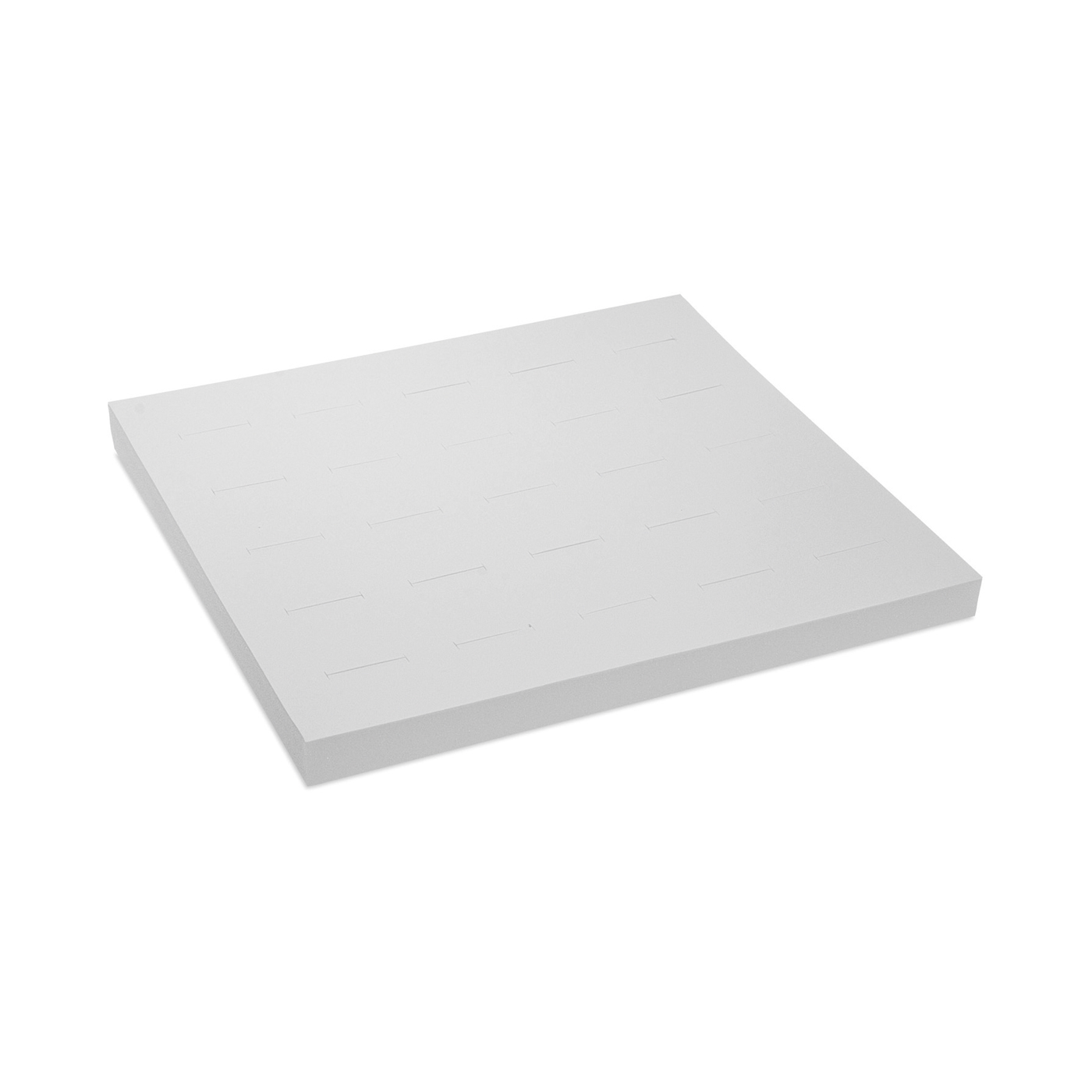Tray System Inlay, White, for 25 Rings, 224 x 224 mm - 1 piece