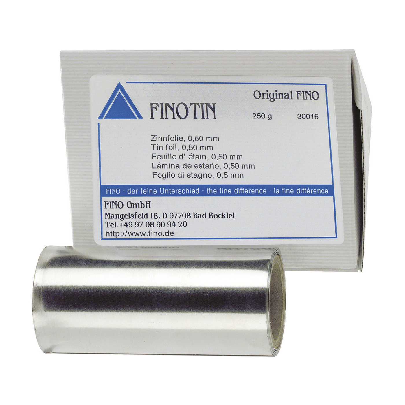 FINOTIN Tin Foil, 0.50 mm - 250 g