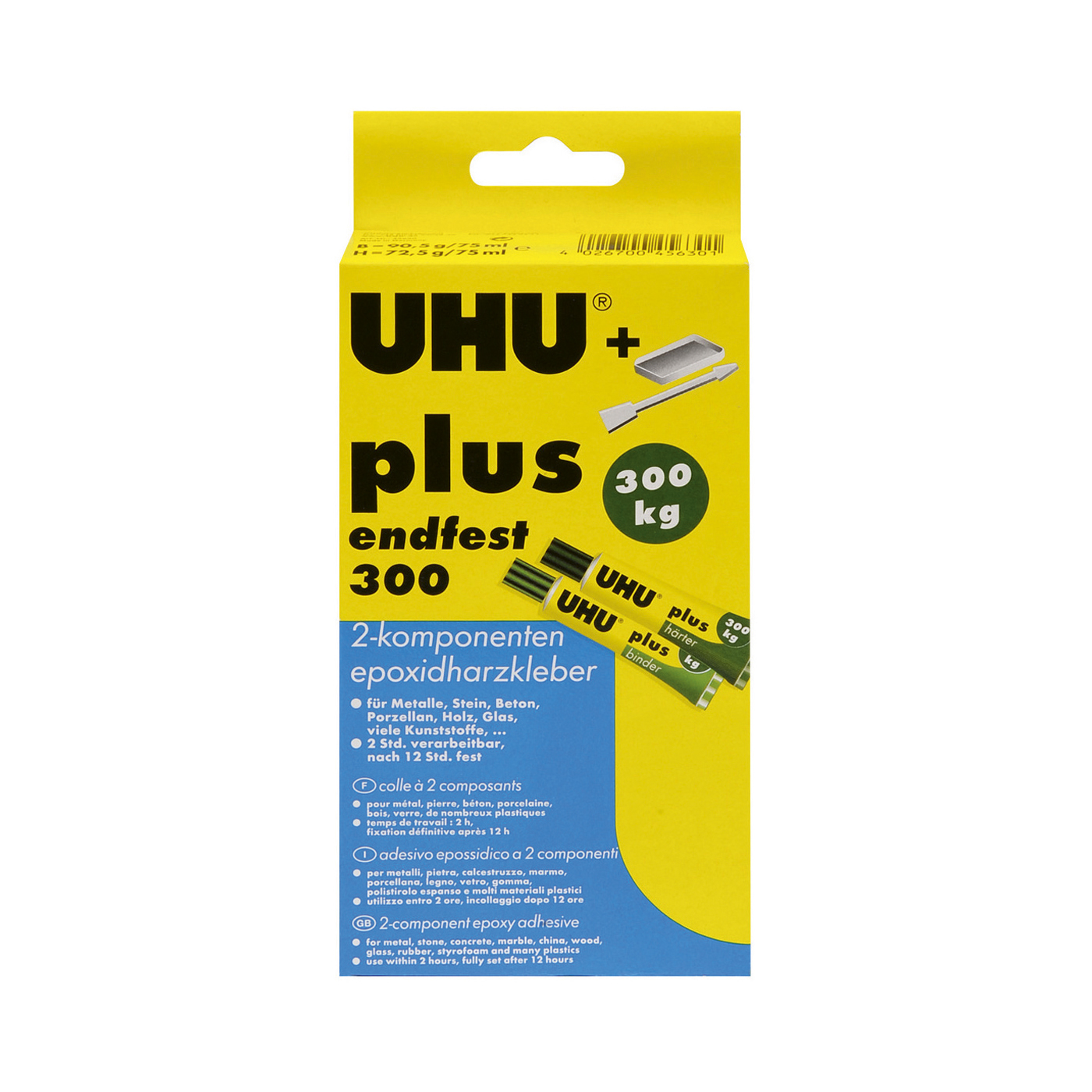 UHU plus endfest 300 2-Komponenten-Epoxidharzkleber, 163 g - 163 g