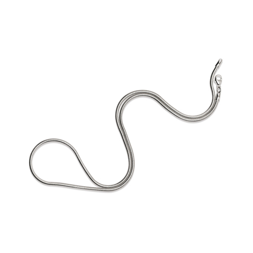 Snake Chain, 935Ag, 1.90 mm, 45 cm - 1 piece