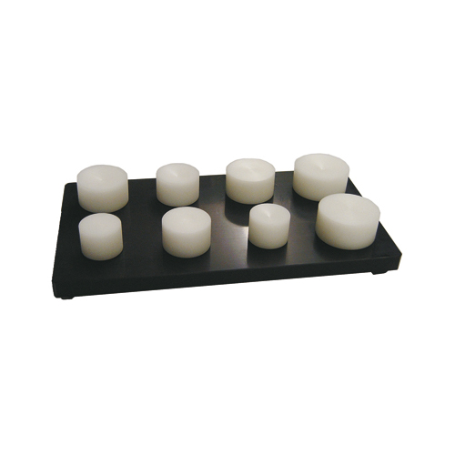 Receiving Plate, for 8 Delrin Plungers - 1 piece Receiving Plate, for 8 Delrin Plungers - 1 piece