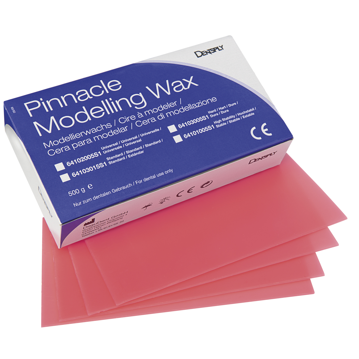 Pinnacle Modelling Wax, Standard, Pink - 500 g