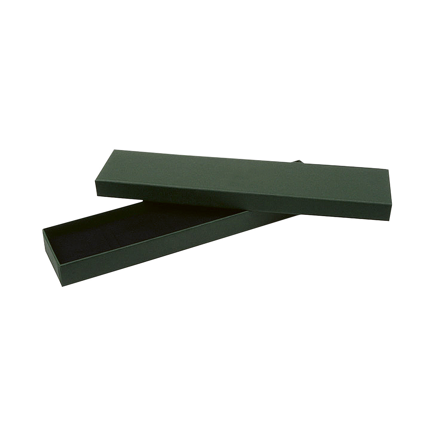 Schmucketui "Boston Eco", grün, 225 x 50 x 22 mm - 1 Stück Schmucketui "Boston Eco", grün, 225 x 50 x 22 mm - 1 Stück