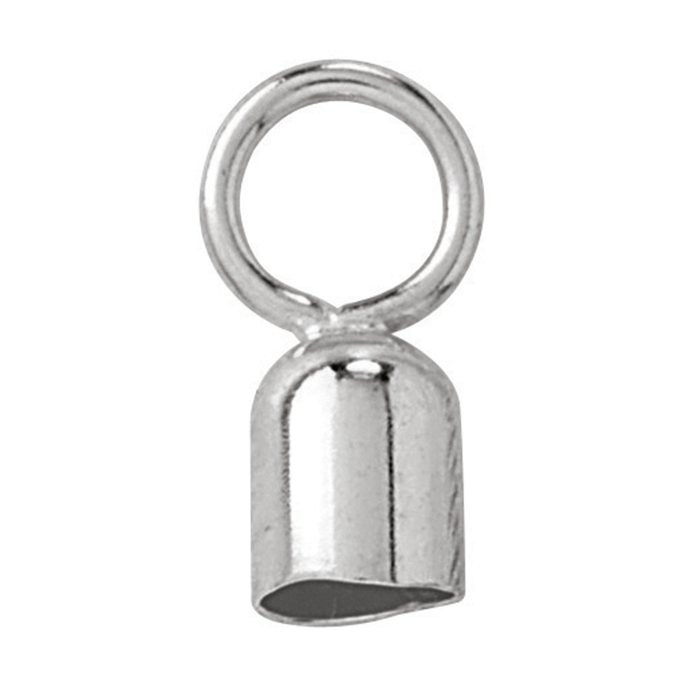 End Cap, Cylinder, 935Ag, ø 2 mm, Small Lug - 1 piece