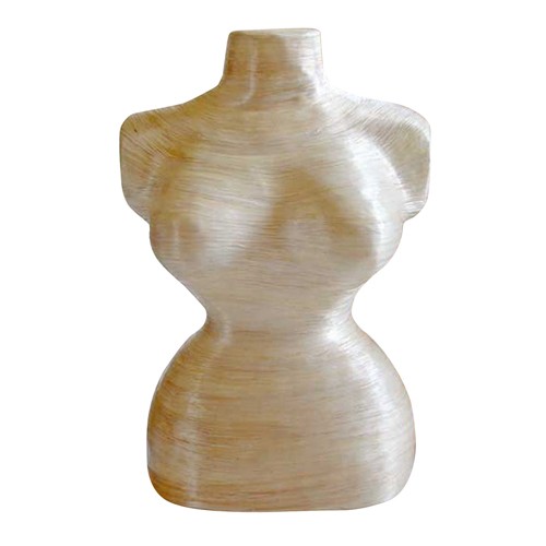 Rubens Display Bust Abaca, Natural, 17 x 12.5 x 24 cm - 1 piece