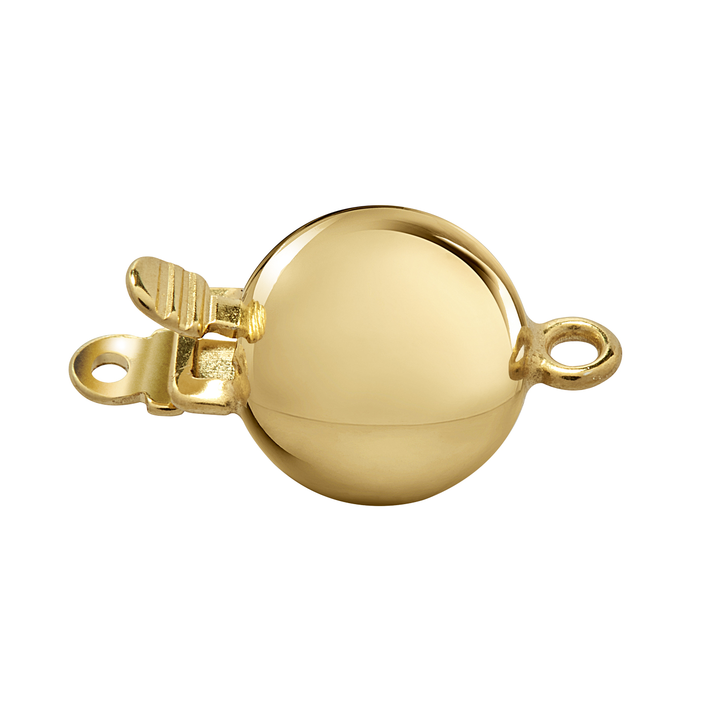 Schnäpperschließe, 333 G, Kugel, ø 8 mm, poliert - 1 Stück