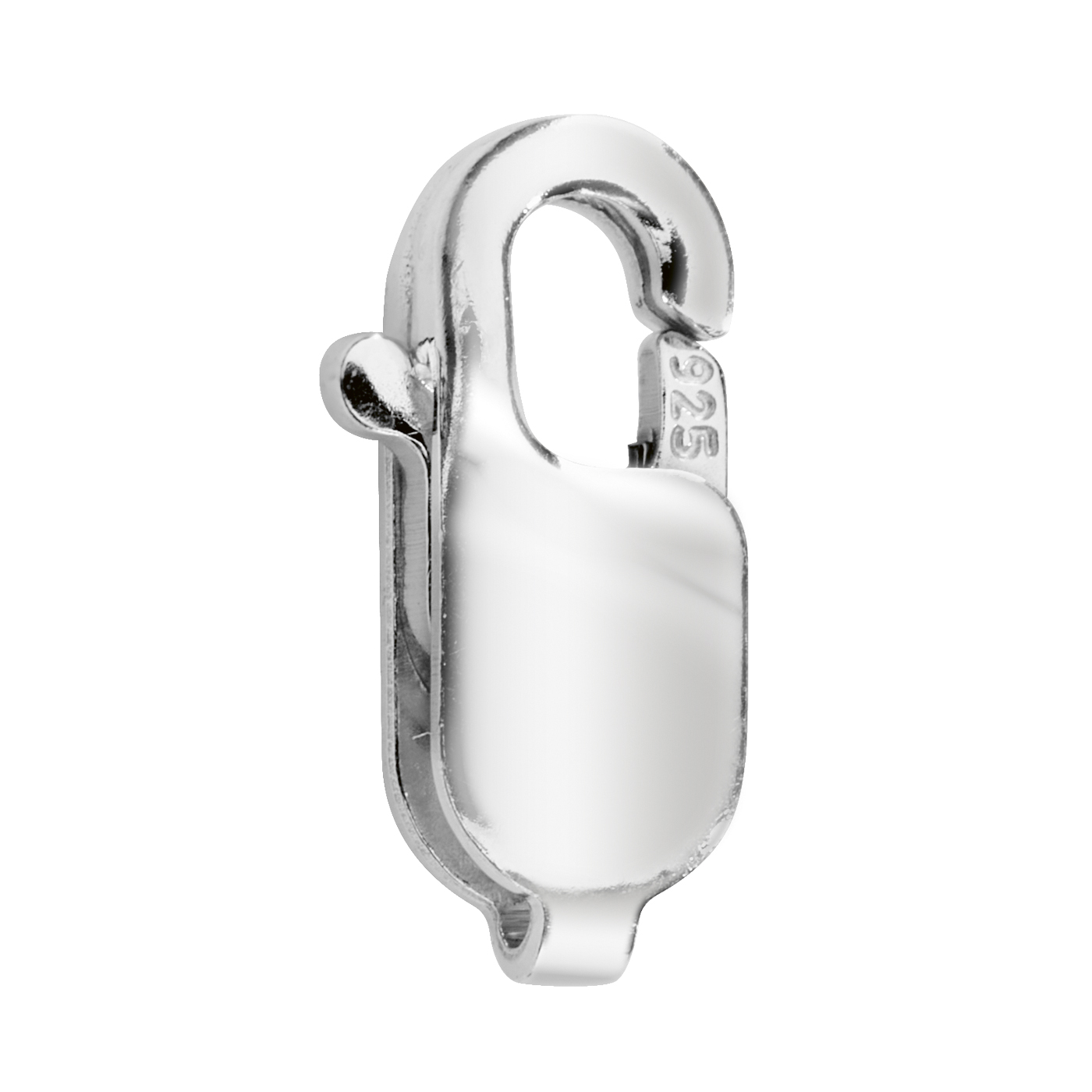 Lobster Clasp, 925Ag, 3 x 8 mm - 1 piece