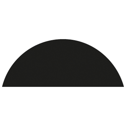 Draw Plate, Half-Round 33%, 31 Holes, 12.0x4.0 - 9.0x3.0 mm - 1 piece