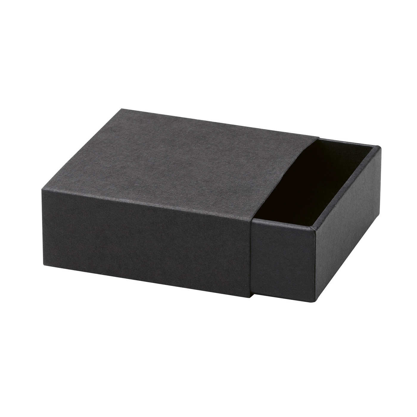 PICA-Design Schmucketui "Quadrabox", schwarz, 88 x 88 x 33 mm - 1 Stück