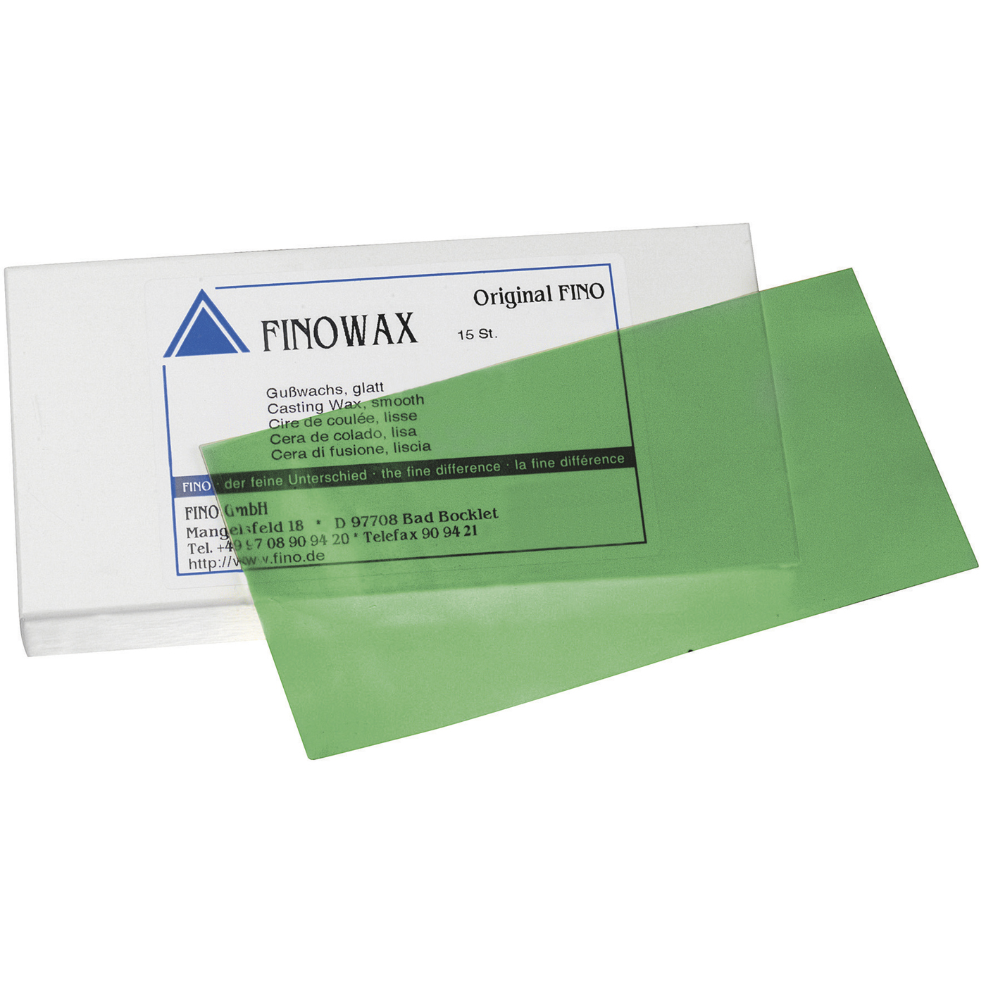FINOWAX casting wax, smooth, 0.30 mm - 15 pieces
