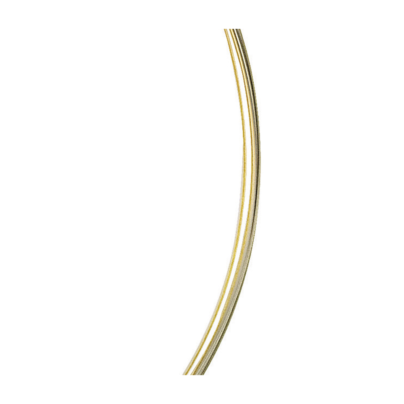 Steel Cable Neck Wire, Bicoloured, 5-Strand, 42 cm - 1 piece