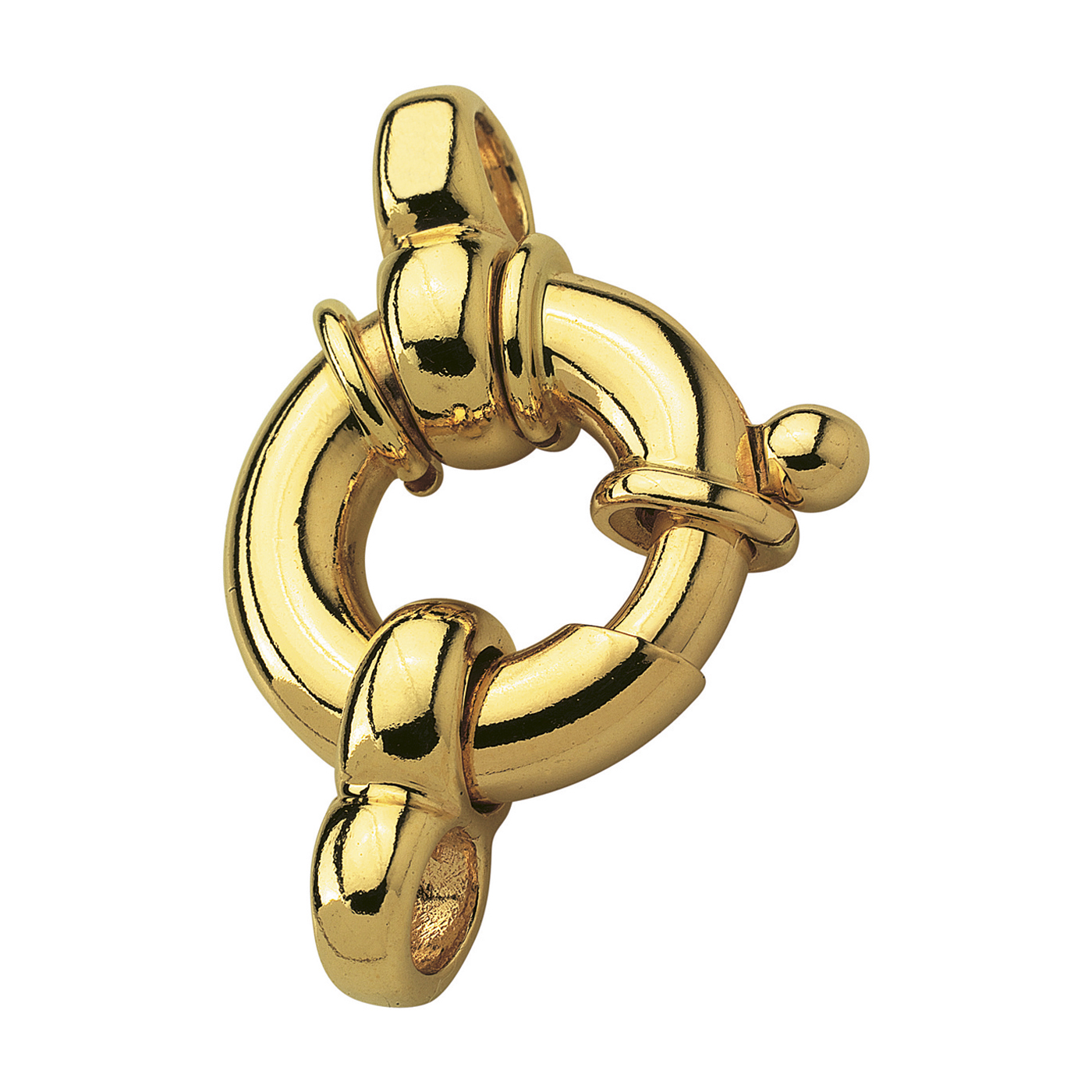 Spring Ring, 750G, ø 15 mm, with Trigger Lugs - 1 piece