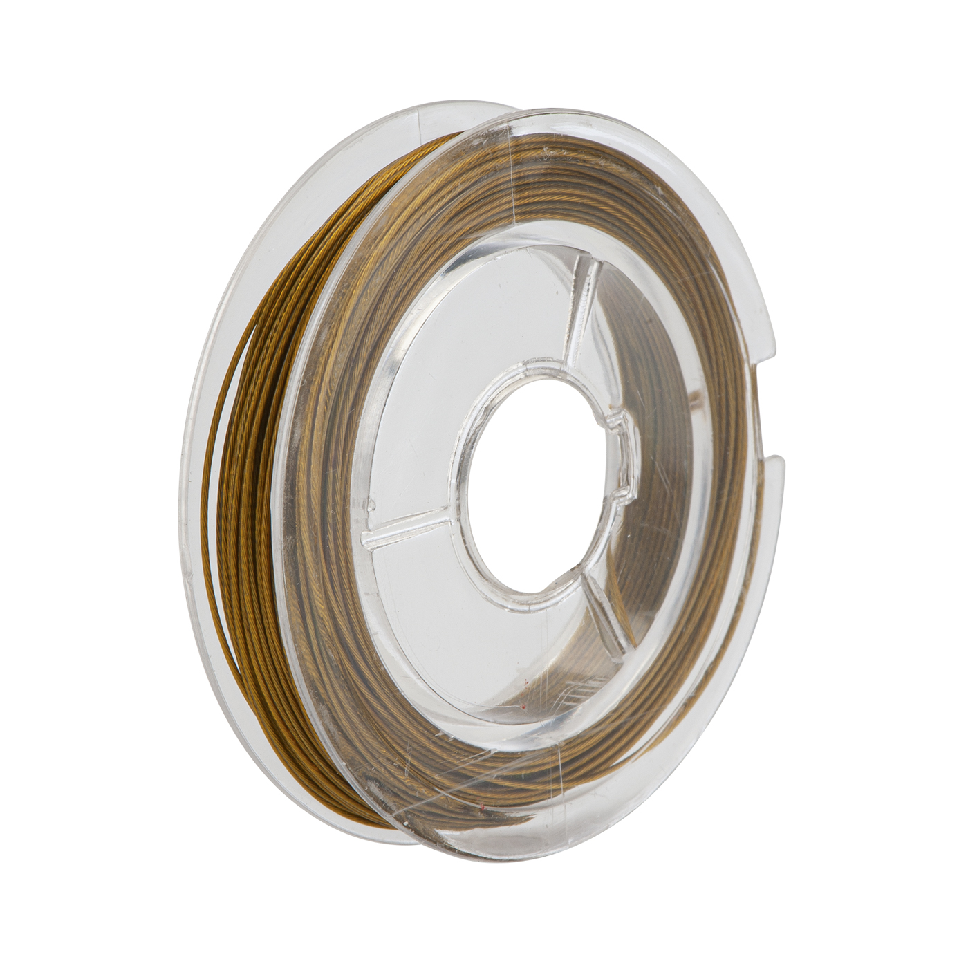 Stahldraht, goldfarbig, ø 0,45 mm, 10 m - 10 m Stahldraht, goldfarbig, ø 0,45 mm, 10 m - 10 m