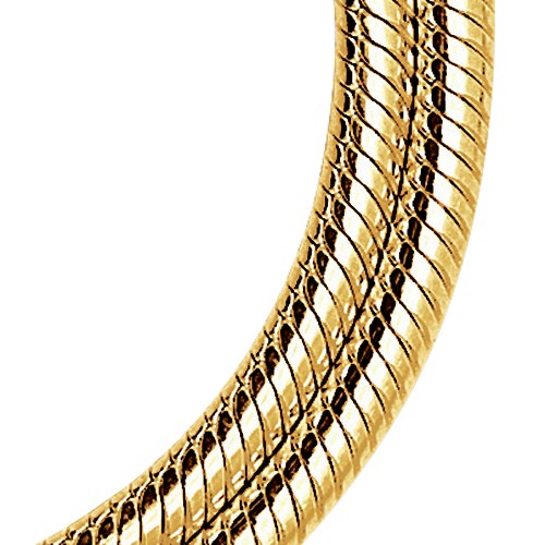 Snake Chain, 585G, 1.90 mm, by the Meter - 1 m
