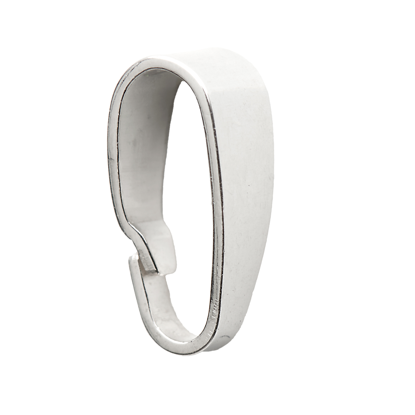 Anhängerschlaufe, 925 Ag, 3 x 8 mm, poliert - 1 Stück