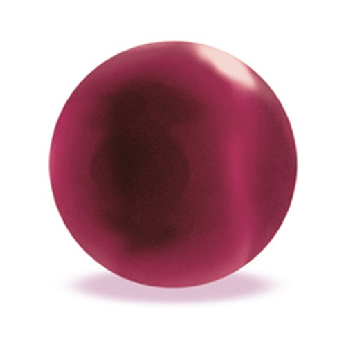 Swarovski Rhodolith, rund, Cabochon, rotviolett, ø 3 mm - 5 Stück