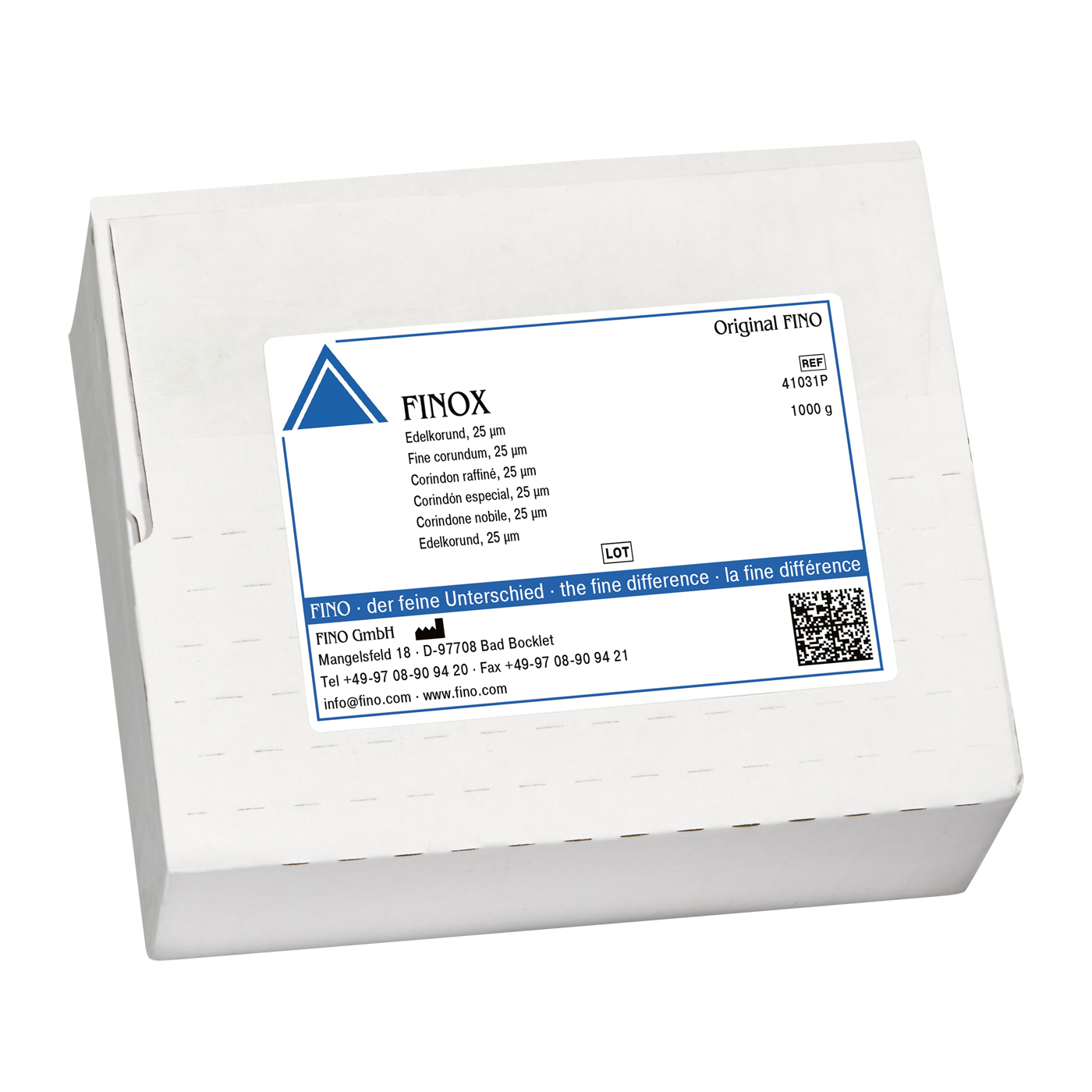 FINOX Edelkorund, 25 µm, Probepack - 1000 g