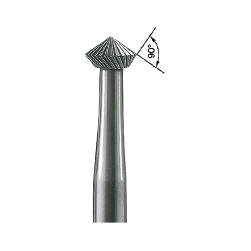 Double Bevel Milling Cutter, Fig. 414, 90°, ø 4.7 mm - 6 pieces