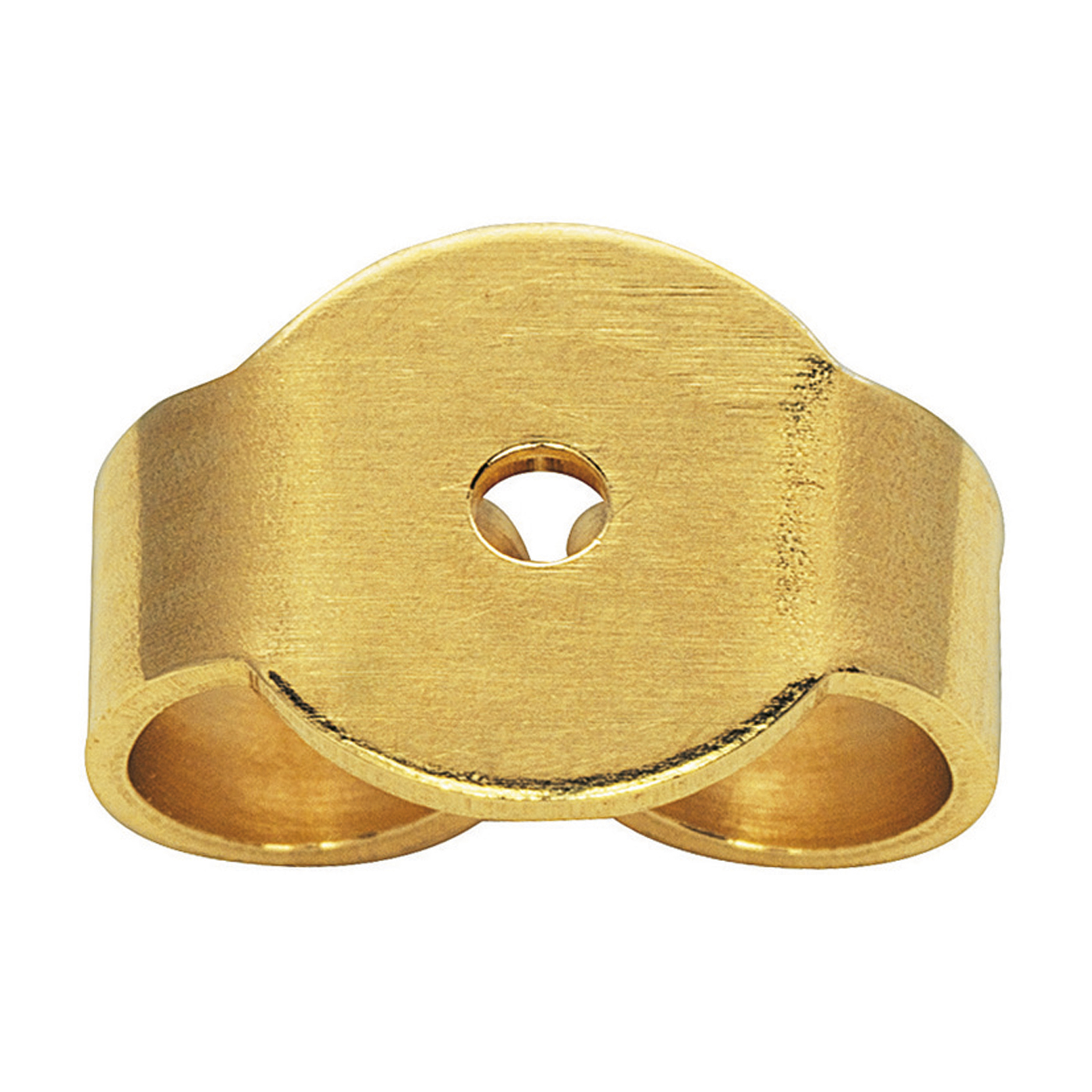 Ohrmuttern, 585 G, ø 5,5 mm, mit glattem Rand - 1 Stück Ohrmuttern, 585 G, ø 5,5 mm, mit glattem Rand - 1 Stück