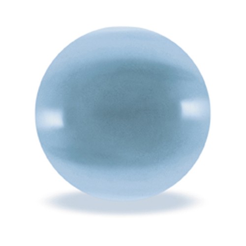 Swarovski Topas, rund, Cabochon, aquamarinblau, ø 4 mm - 1 Stück