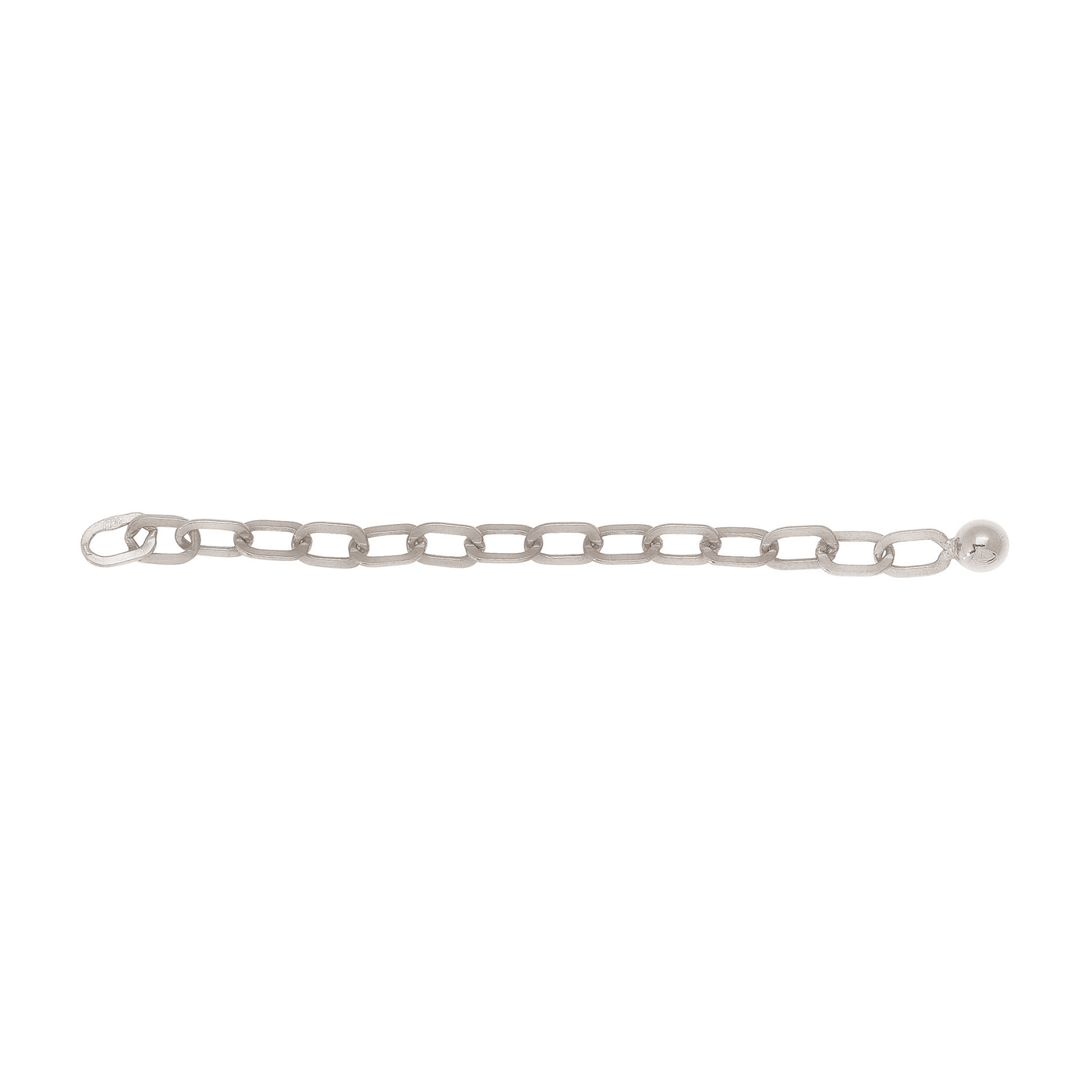 Elongation Chain, 925Ag, 70 mm - 1 piece