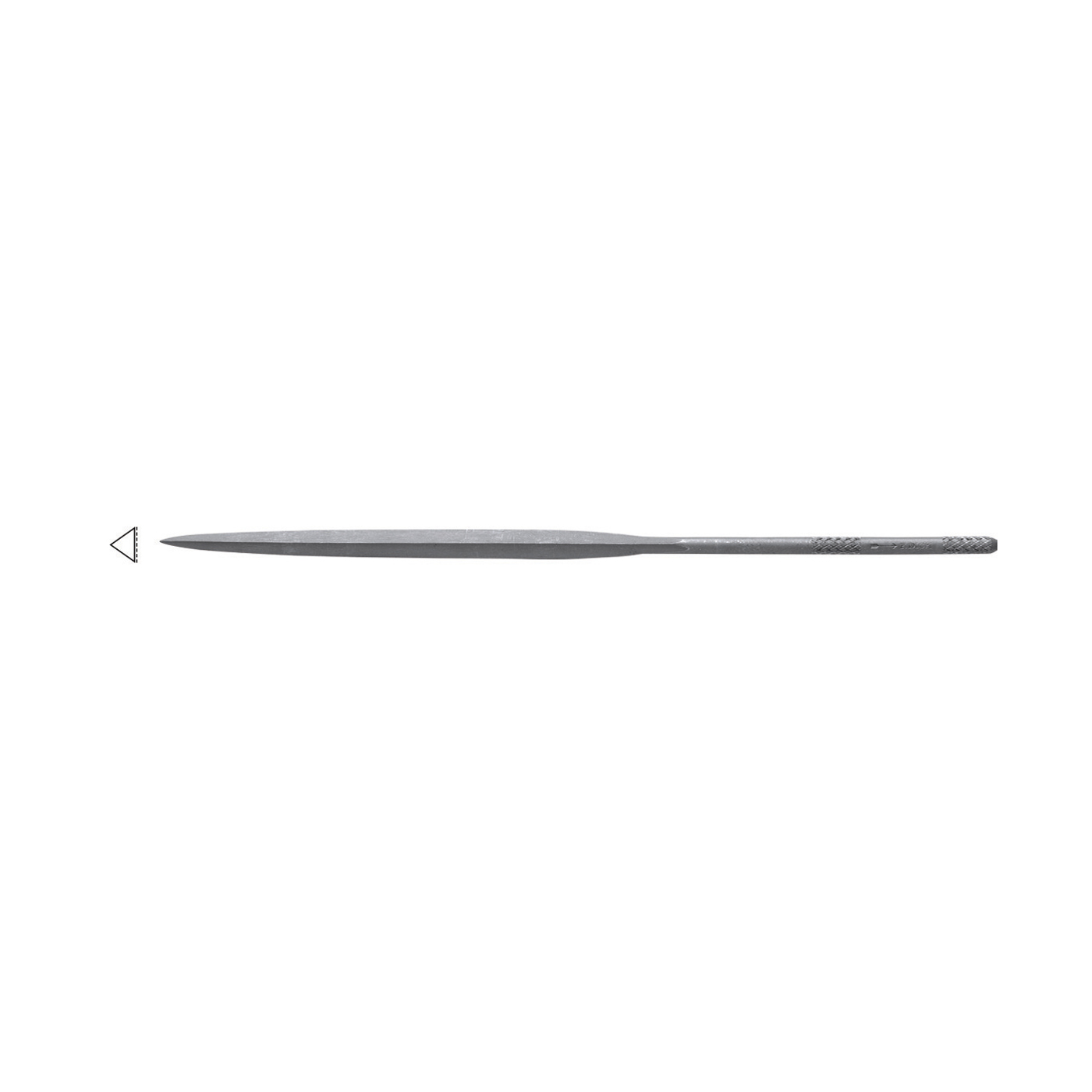 Friedr. Dick Echappementfeile, Barett, Hieb 3, 140 mm - 1 Stück