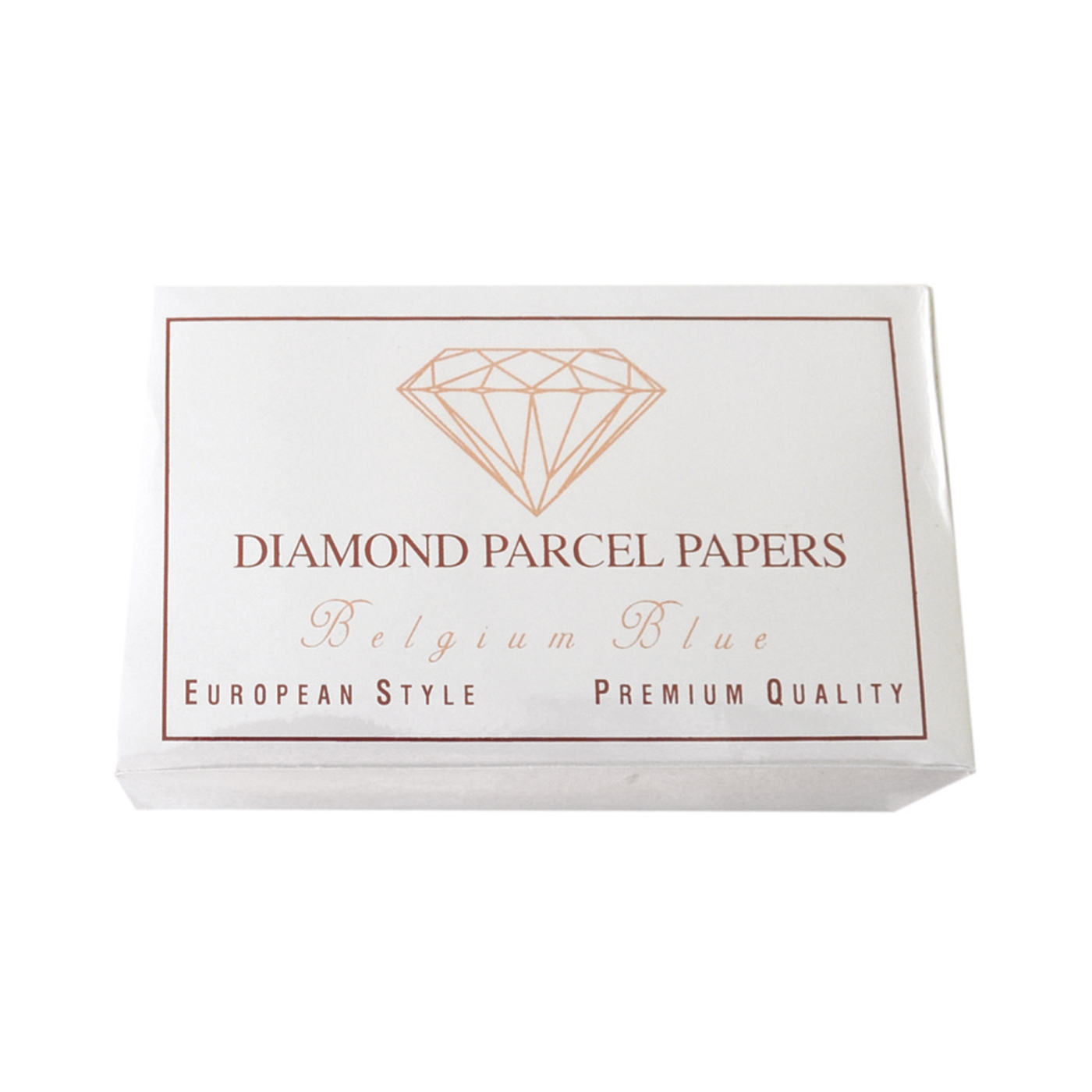 Diamond Parcel Paper, Blue/Blue - 25 pieces