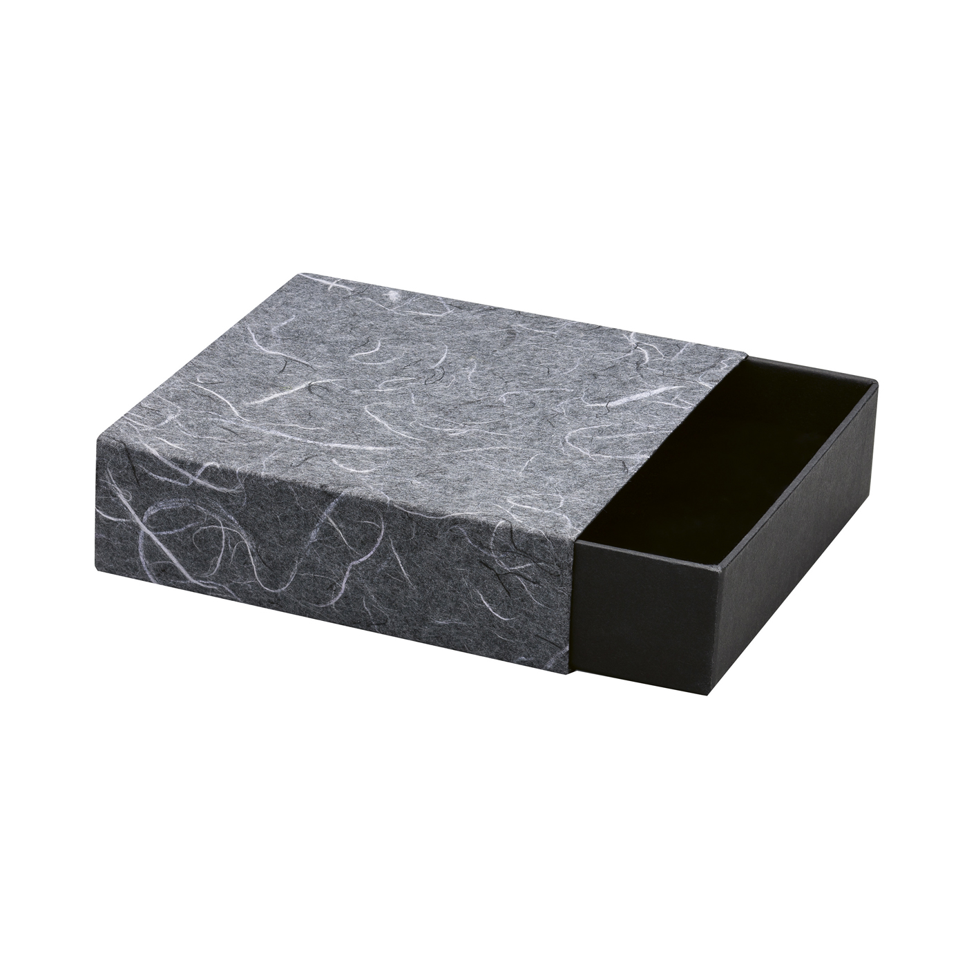 PICA-Design Schmucketui "Quadrabox", anthrazit, 120 x 120 x 33 mm - 1 Stück