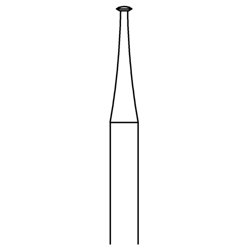 Linsenfräser, Fig. 415, ø 1,3 mm - 1 Stück