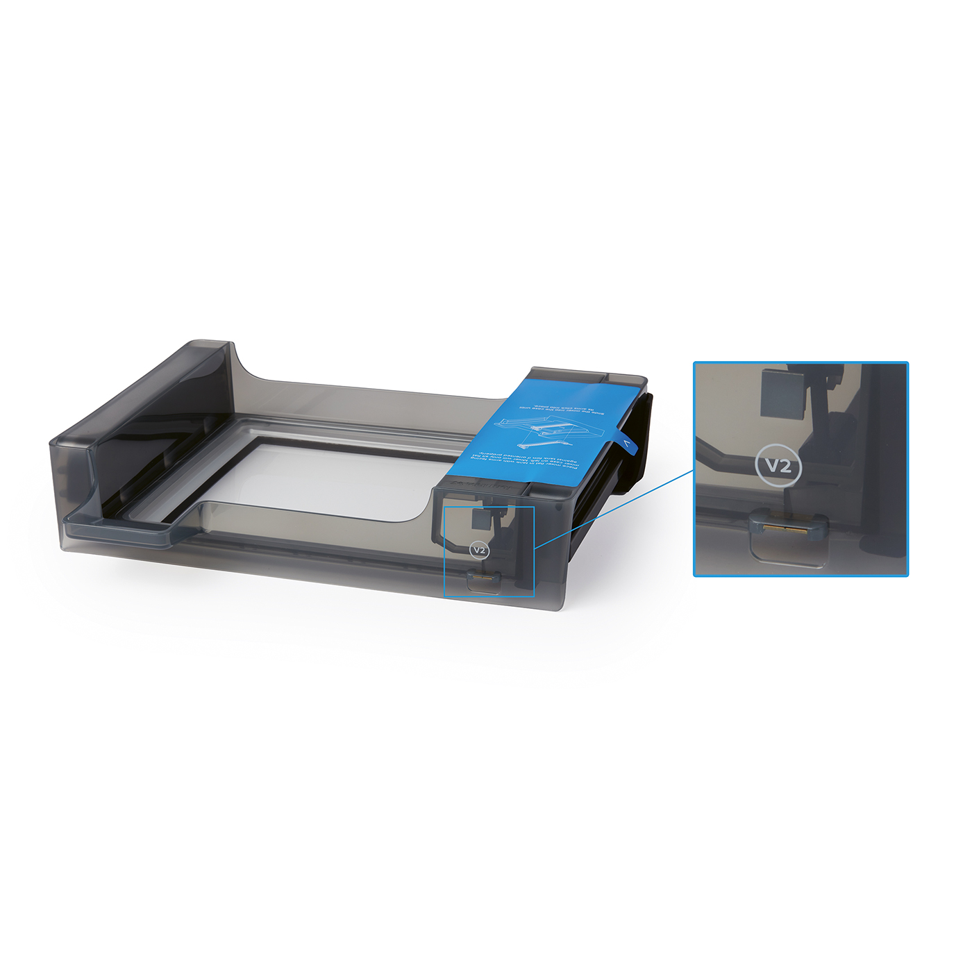 Resin Tank V2.1 Resin Tank, for Form 3 - 1 piece Resin Tank V2.1 Resin Tank, for Form 3 - 1 piece