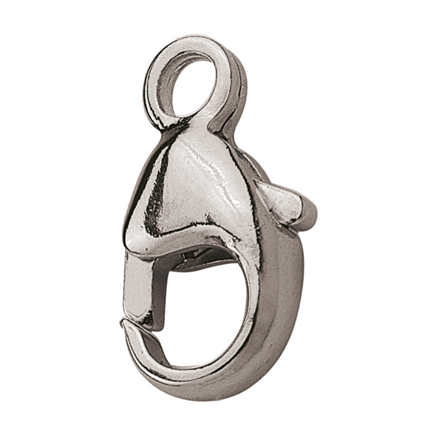 Lobster Clasp, 925Ag, 9 mm, Pressed - 1 piece