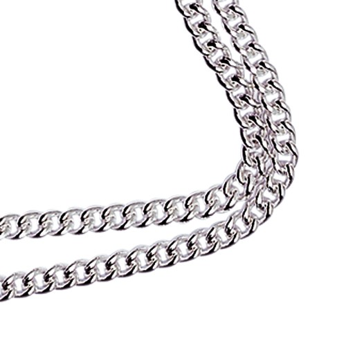 Curb Chain, 925Ag, 1.05 mm, 42 cm - 1 piece