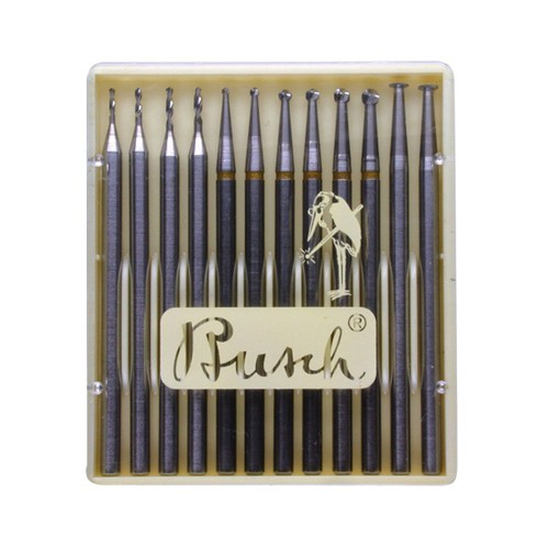 Busch HM-Spezial-Werkzeuge-Set, 5120, für Pavé-Fassungen - 1 Set