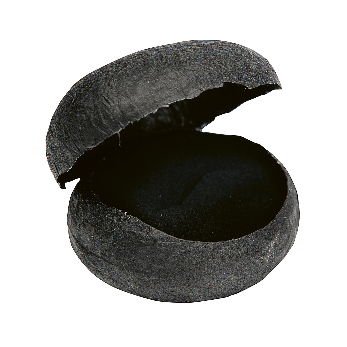 PICA-Design Schmucketui "Stein", schwarz, 60 x 50 x 35 mm - 1 Stück PICA-Design Schmucketui "Stein", schwarz, 60 x 50 x 35 mm - 1 Stück