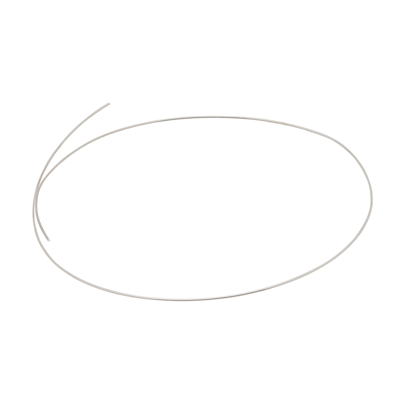 Round Wire, 925Ag, ø 1 mm, Length 50 cm - 1 piece