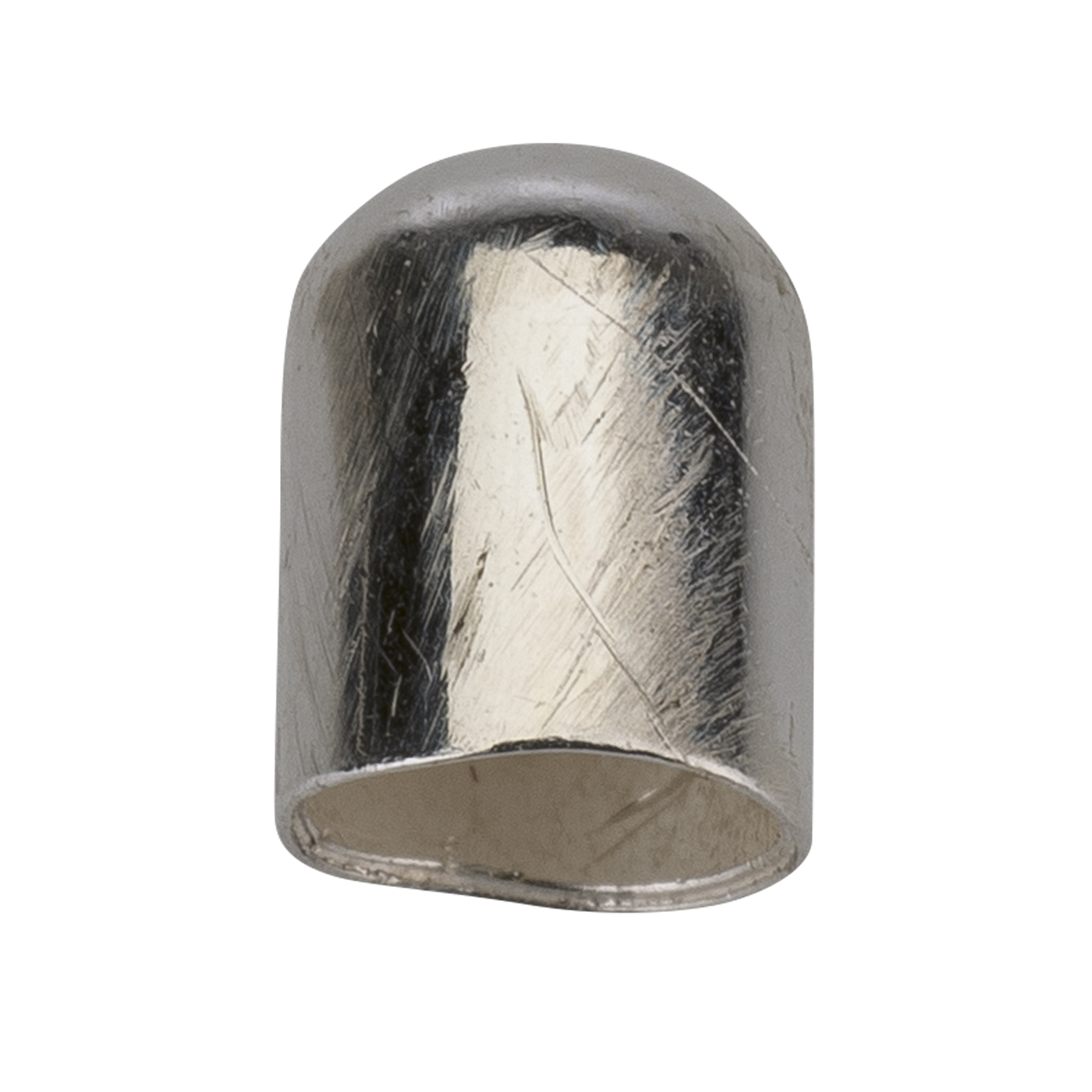Endkappe, 925 Ag rhodiniert, ø 2,5 mm, ohne Öse - 1 Stück Endkappe, 925 Ag rhodiniert, ø 2,5 mm, ohne Öse - 1 Stück