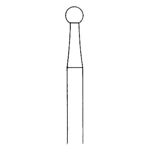 Kugelfräser, Fig. 1, ø 2,5 mm - 1 Stück