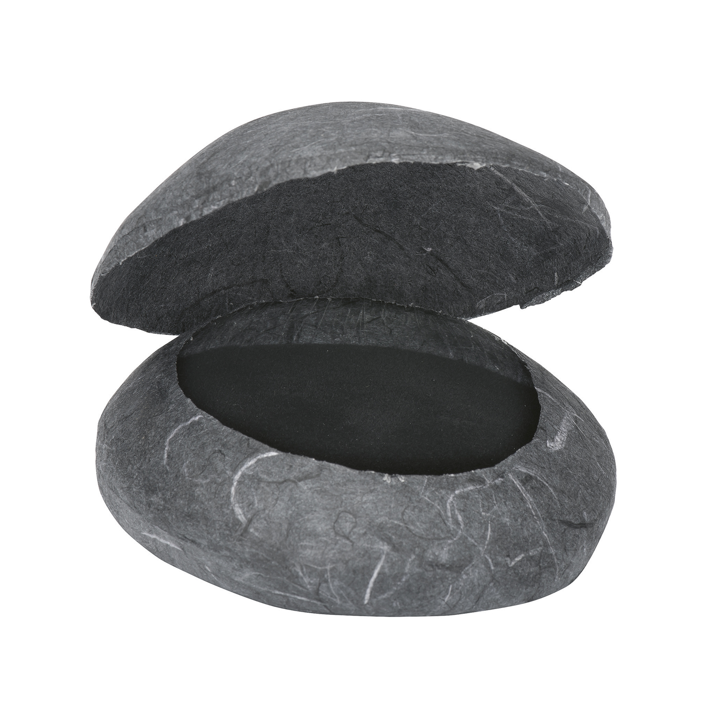 Jewellery Packaging "Stone", Anthracite Mottled,ø 90 x 50 mm - 1 piece Jewellery Packaging "Stone", Anthracite Mottled,ø 90 x 50 mm - 1 piece