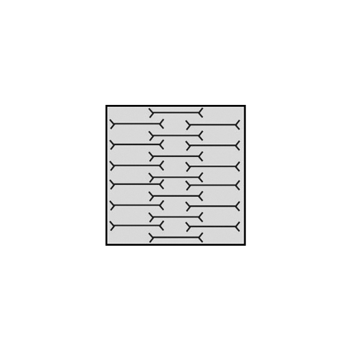 Tray System Einlage, weiß, für 19 Armreife, 224 x 224 mm - 1 Stück