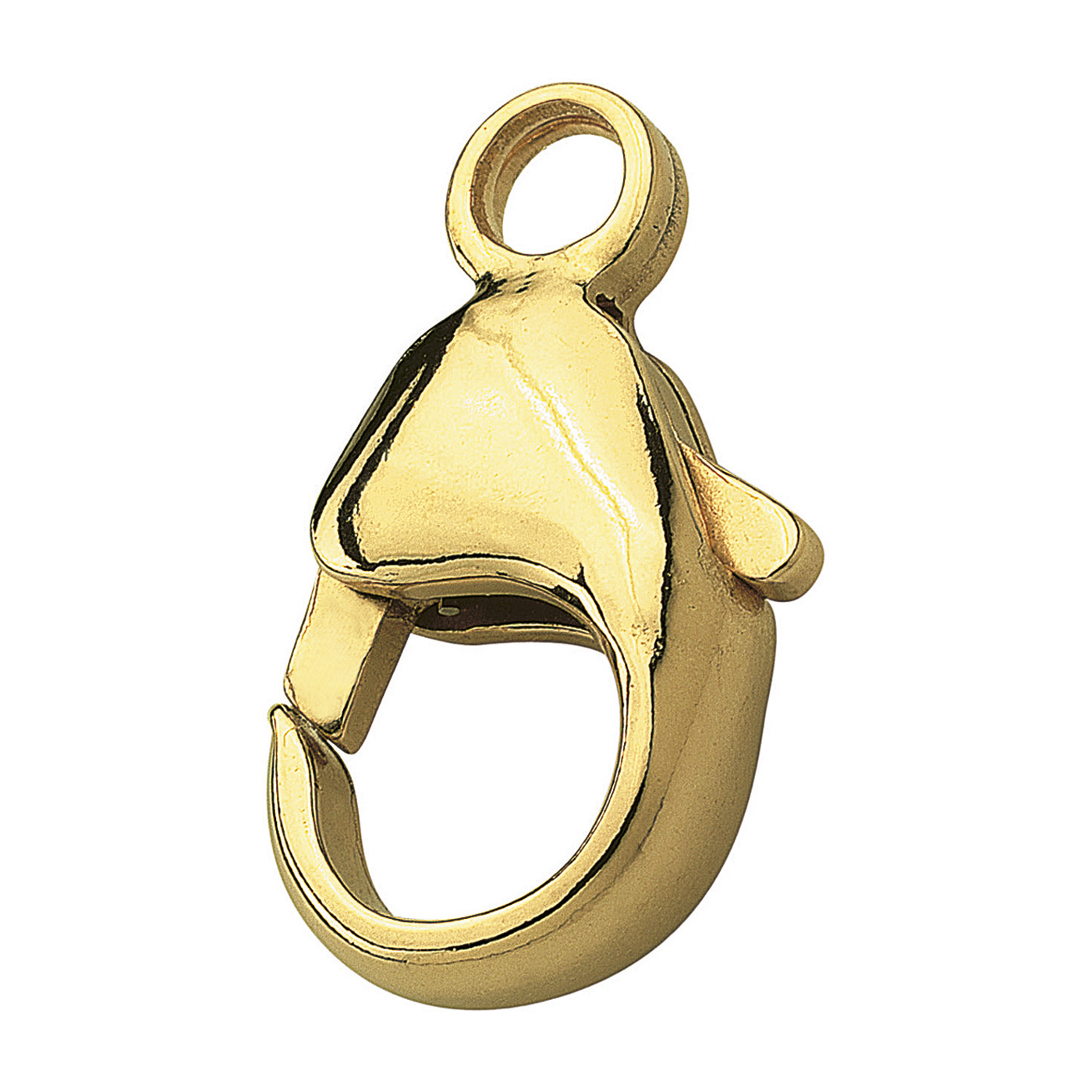 Lobster Clasp, 333G, 17 mm, Pressed - 1 piece