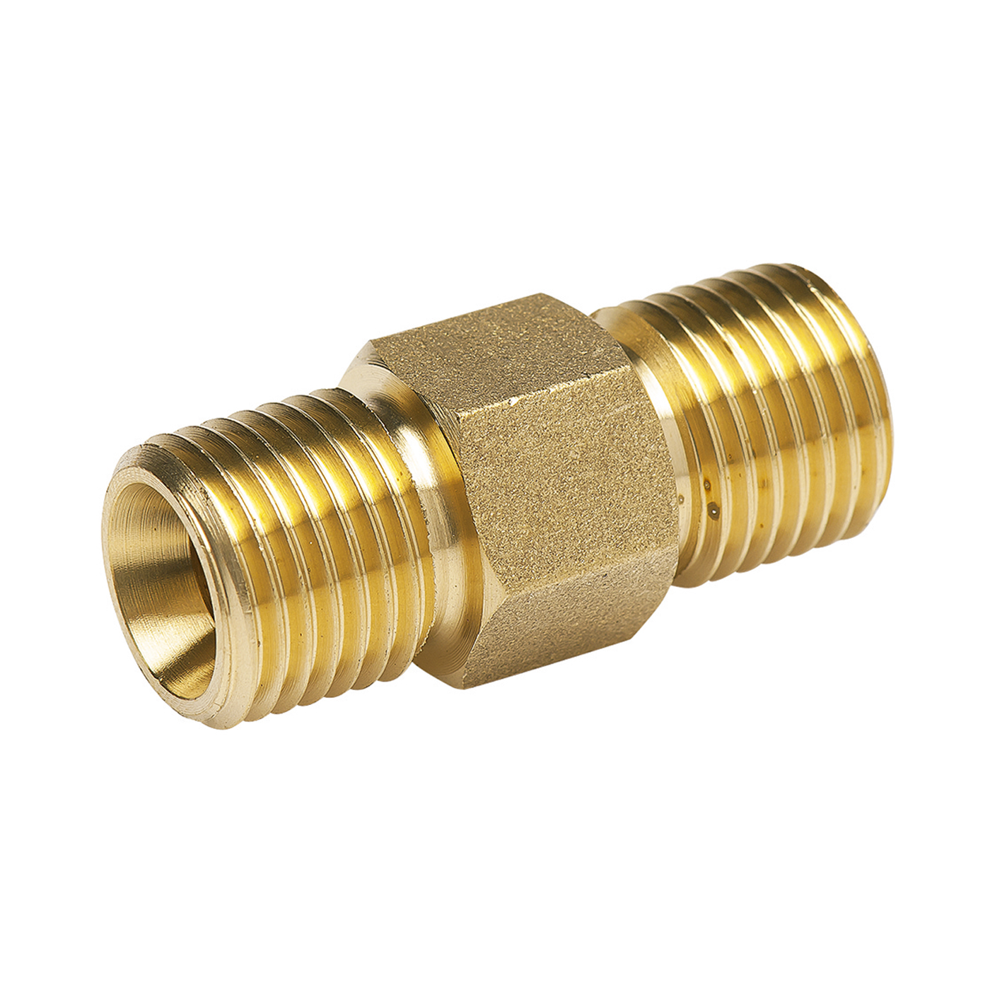 Hose Connector, WS 14, G1/4 x G1/4 for Oxygen - 1 piece