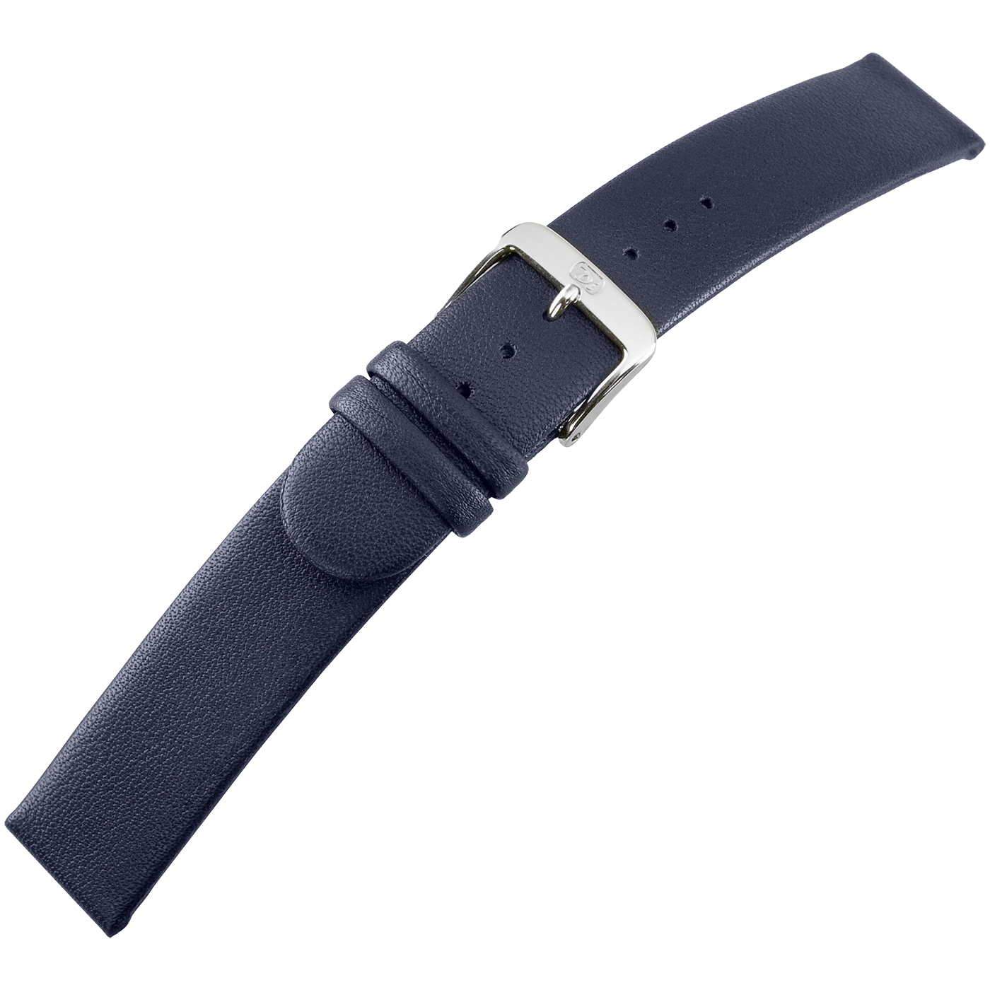Di-Modell Uhrenarmband Elegance, Herren, dunkelblau, 22 mm - 1 Stück