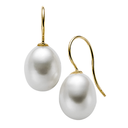 Cultured Pearl, Freshwater, Drop, ø 7.0-7.5 mm, White - 1 piece Cultured Pearl, Freshwater, Drop, ø 7.0-7.5 mm, White - 1 piece