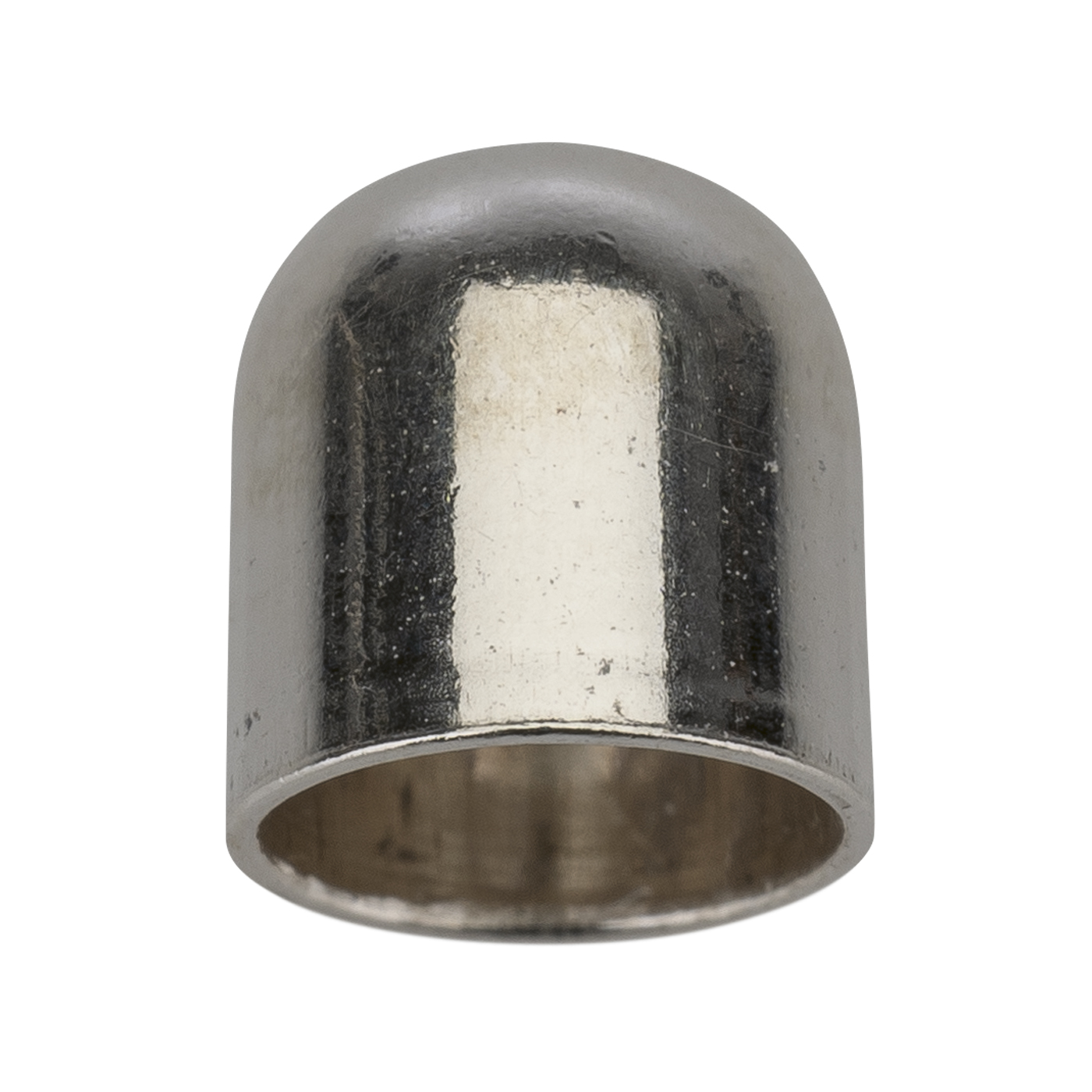 Endkappe, 925 Ag rhodiniert, ø 5,4 mm, ohne Öse - 1 Stück Endkappe, 925 Ag rhodiniert, ø 5,4 mm, ohne Öse - 1 Stück